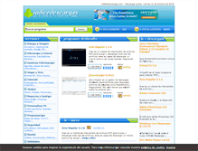 Tablet Screenshot of indicedescargas.com